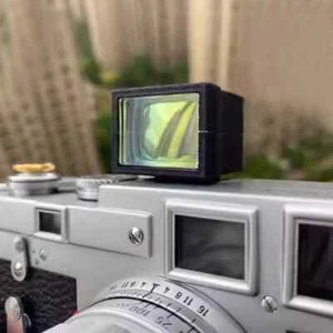Visor de 50 mm compatible con lente Voigtlander Zeiss Canon Leica Fujifilm Contax - Imagen 1 de 3