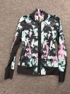 Invivva Lululemon Jacket Youth Girls 12 Full Zip Colorful Pockets Activewear - Picture 1 of 8