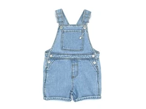 NWT Zara Denim Overalls / Shortalls / Romper in Blue 6-9M - Picture 1 of 8