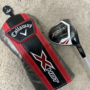 Callaway X Hot 3 Deep Pro Fairway Wood 14.5* Project X PXv 6.0 Stiff Head Cover - Picture 1 of 12