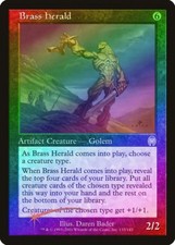 Brass Herald FOIL Apocalypse PLD Artifact Uncommon MAGIC MTG CARD ABUGames