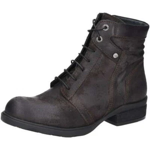 Wolky Schnürstiefelette Center XW 0262945 305 Braun Nubuk Leder Weite H