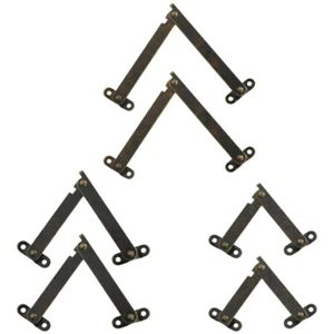 2Pcs Lid Folding Support Hinge Replacement Lift Up Stay Hinge Easy to Install - Picture 1 of 11
