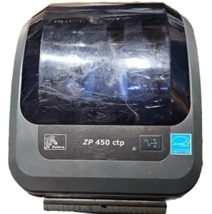 *Getestet & funktionsfähig* Zebra ZP 450 CTP Thermo Etikettendrucker MIT Netzteil - Bild 1 von 5