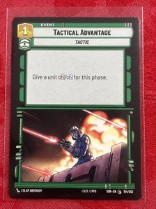 Star Wars Unlimited 124/252 - Tactical Advantage - Spark of Rebellion (NM) - Picture 1 of 7