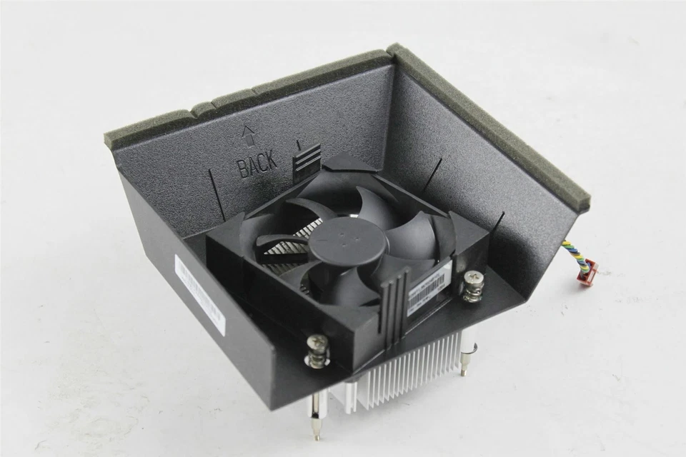 IBM Lenovo ThinkCentre M73 SFF 4-Pin Fan & HeatSink W/ Shroud 03T9636 03T9513 - Image 1 of 4