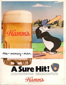 Hamm's Beer Bear 1981 Picture Print Ad Clipping Page Miller High Life Cowboys ad - Picture 1 of 2