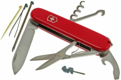 Nuevo cuchillo Victorinox Swiss Army 91 mm COMPACTO en rojo 1.3405-X1 54941 Foto 1 de 4