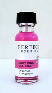 Perfect Formula Ruby Pink Gel Coat Strengthener 18ml New - Picture 1 of 1