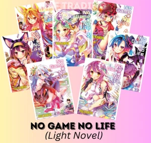 No Game No Life (Light Novel) Juego Completo Volumen 1-12 Nuevo Ver Inglés por Yuu Kamiya - Imagen 1 de 12