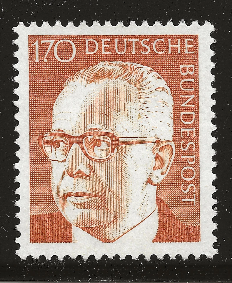 Germany Scott #1042, Single 1972 FVF MNH - Image 1 of 1