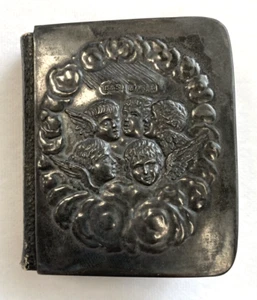 Antique 1905 Miniature Book of Common Prayer Birmingham Sterling Silver Leather - Picture 1 of 6