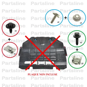 Kit vis cache protection sous moteur Xantia & 307 - Foto 1 di 3