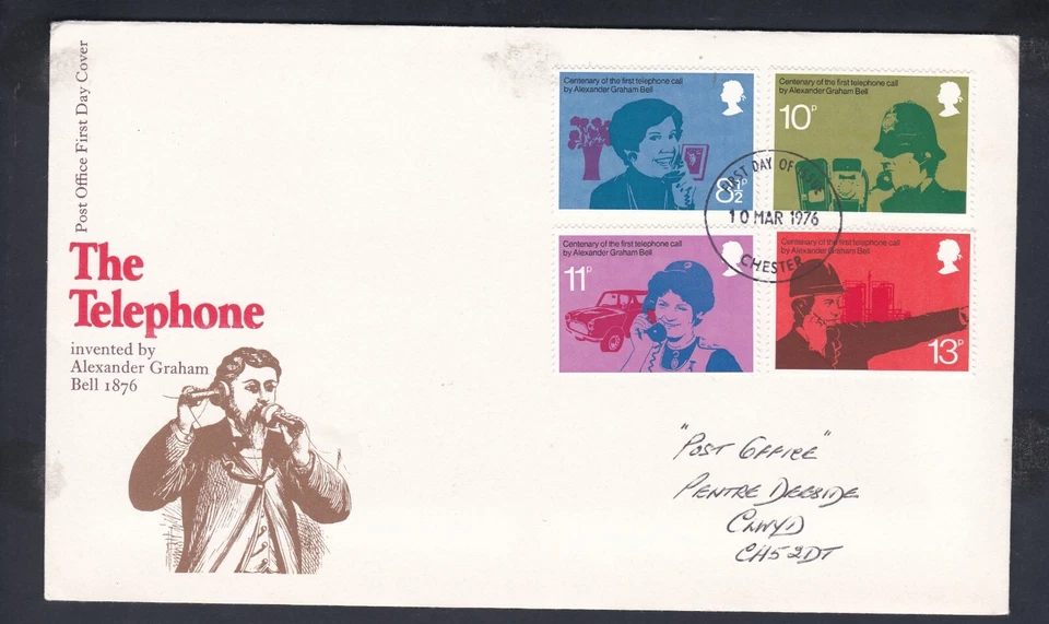 1976 UNITED KINGDOM TELEPHONE CENTENARY DECIMAL STAMP FIRST DAY COVER #39 - Image 1 of 1