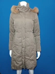 FEYEM Italian Dark Brown 3/4 mantel/saga fox fur hood Primaloft EURO 42/ US 12 - Picture 1 of 10