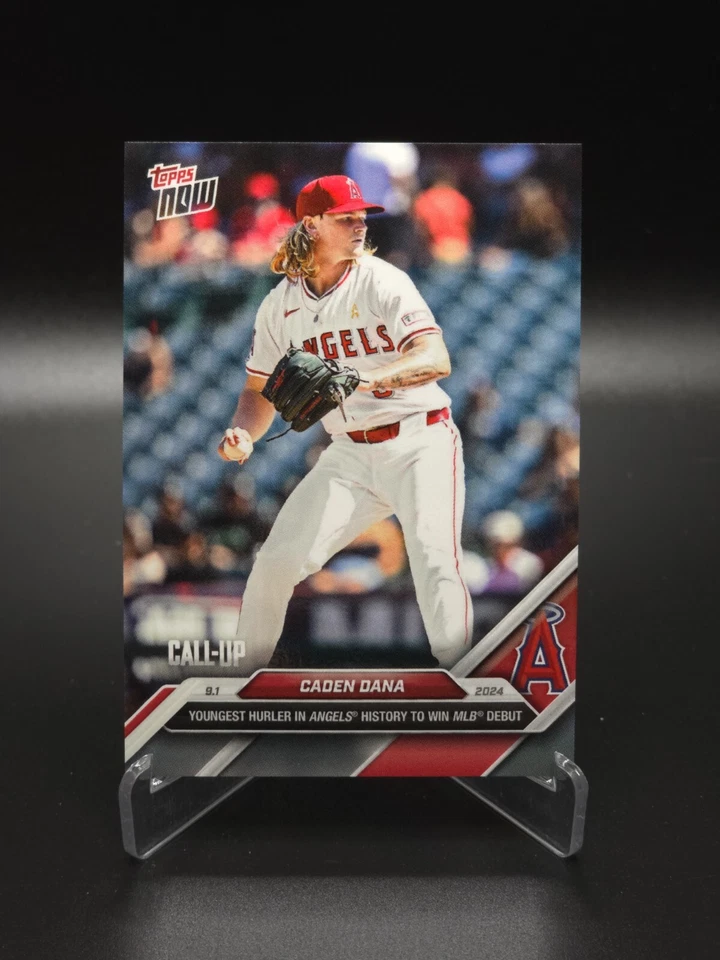 MLB DEBUT WIN! Caden Dana 2024 Topps Now Los Angeles Angels Pre-RC #632 IN HAND! - Image 1 of 4