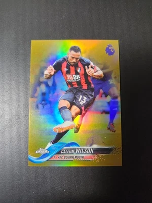 2018-19 Topps Chrome Premier League - Callum Wilson #30 Gold Refractor /50 - Image 1 of 4