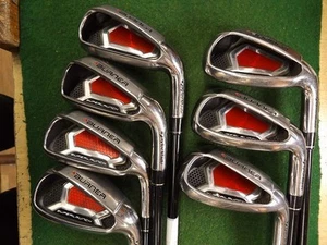 TaylorMade Burner Super Launch Iron Set 5pcs 7-PW, GW FUBUKI 50 Flex R - Picture 1 of 9