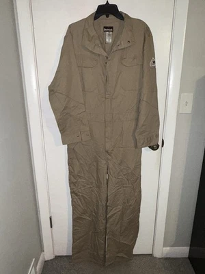 Ropa protectora Bulwark monos resistentes al fuego para hombre talla 40 RG beige tostado Foto 1 de 4