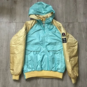 Piumino Moncler Asics Gore-text vintage anni 80 abbigliamento sci taglia XS cappotto snowboard - Foto 1 di 10