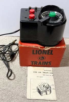 Lionel O Gauge Type LW 125 Watt Transformer w/ Box - Parts or Repair - Image 1 of 4