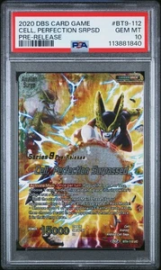 Cell Perfection Surpassed Pre-Release FOIL Dragon Ball Super Card PSA 10 - Bild 1 von 4