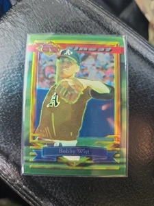 Topps Finest #289 1994 Bobby Witt Oakland Athletics - Imagen 1 de 2