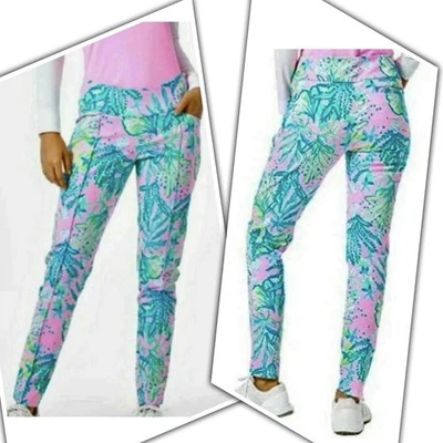 Pantalón Corso Lilly Pulitzer Luxletic Mandevilla Bebé Cadera Náutico - Talla 4. Nuevo. Foto 1 de 4