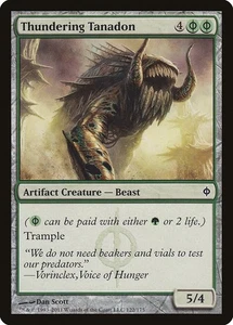 Magic the Gathering MTG Thundering Tanadon New Phyrexia NPH 122/175 Common NM/M - Picture 1 of 1