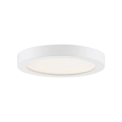 Outskirts - 12W LED Flush Mount-1 Inch Tall and 7.5 Inch Wide-Fresco Finish - Image 1 of 4