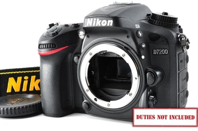 [MINT / 9623 Shutter] Nikon D7200 24.2MP Digital SLR DSLR Camera Body From JAPAN - Image 1 of 4