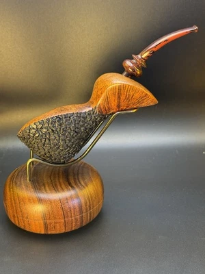 Pipa artesanal Tony Fillenwarth a mano alzada ligeramente ahumada - restaurada profesionalmente Foto 1 de 4
