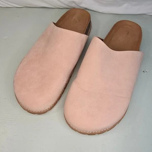 Zueco Madewell Layne Mula en Cuero Nobuck Informal Rosa Usado en Excelente Condición Talla 11 - Imagen 1 de 9