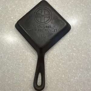 Vintage Griswold Cast Iron #129 Square Egg Skillet - Picture 1 of 5