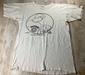 Camiseta Vintage Champion Family Circus Blanca 1988 Bill Keane Hombre’s Grande EE. UU. - Imagen 1 de 10