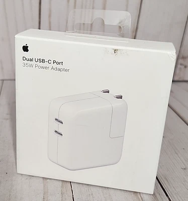 Genuine Apple MacBook Dual USB-C Charger 35w MNWP3AM/A - New Sealed box - Image 1 of 4