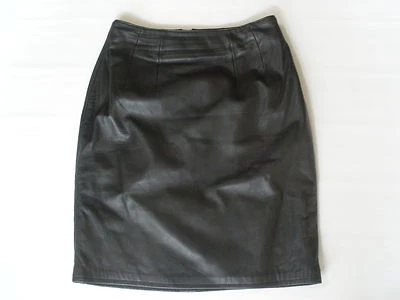  NORDSTORM черный кожаный карандаш юбка размер 10  - Изображение 1 из 4