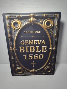 Geneva Bible 1560 Edition Hardcover With Apocrypha: 165 Books. Amplified - Foto 1 di 5