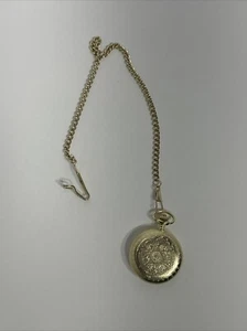 Reloj Bolsillo Oro Falso - Imagen 1 de 3