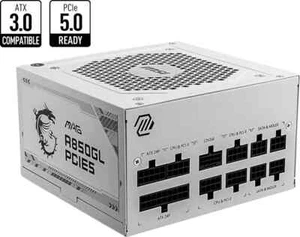 MSI MAG A850GL PCIE5 WHITE 850 Watt Netzteil - Bild 1 von 4