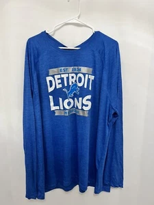 Detroit Lions Men’s Long Sleeve 4 XL Shirt - Picture 1 of 5