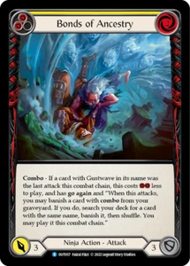 Bonds of Ancestry (gelb) seltene Außenstehende Fleisch und Blut Tcg NM - Bild 1 von 1