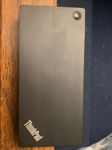 Lenovo ThinkPad USB Type-C Docking Station 2nd Generation w/power supply and cab - Picture 1 of 9