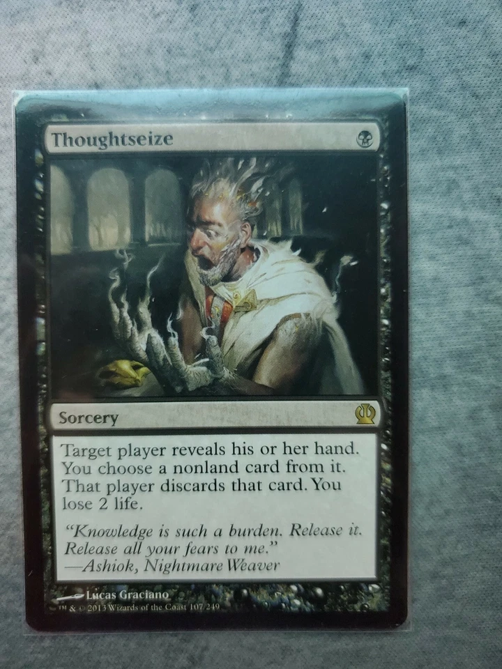 Thoughtseize x1 Theros Rare Magic Mtg NM  - Image 1 of 1