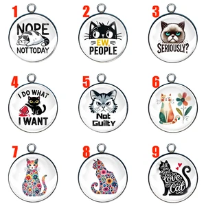 Funny Cat Lover Charms - Picture 1 of 25