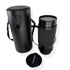 Quantaray Telephoto Zoom Lens Black 80-200mm 1:3.8 Multi-Coated Automatic w/Case - Picture 1 of 11
