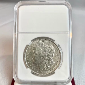 1886 P Morgan Silver Dollar Slabbed $1 Coin - Picture 1 of 2