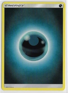 POKEMON Sun & Moon - Burning Shadows NM Com NON-holo Basic DARKNESS ENERGY card - Picture 1 of 1