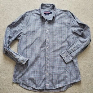 Vineyard Vines Men's Murray 100% Cotton Plaid Button-up Shirt szL - Picture 1 of 15