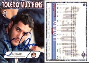 Jesse Ibarra Signed 1999 Grandstand Jacksonville Suns #16 Card Jacksonville Suns